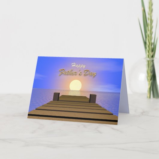 Entspannende Vatertagshuppe Karte (Vorderseite)