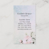 Entspannende Vögel ~ Visitenkarte-Asiats-Natur Visitenkarte (Rückseite)