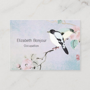 Entspannende Vögel ~ Visitenkarten Asiatische Natu Visitenkarte