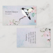 Entspannende Vögel - Visitenkarten Visitenkarte (Vorne/Hinten)