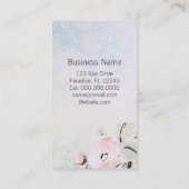 Entspannende Vögel - Visitenkarten Visitenkarte (Rückseite)