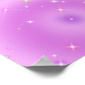 Entspannende, weiche, weiche Violettarena Poster (Ecke)