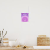Entspannende, weiche, weiche Violettarena Poster (Küche)
