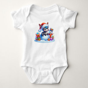 Entspannende Weihnachtsdüsen Baby Strampler