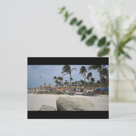 Entspannende Winde Postkarte (Stehend Vorderseite)