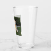 Entspannender Hund Glas (Links)
