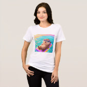 Entspannender Otter-T - Shirt (Vorderseite voll)