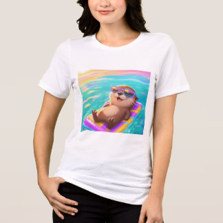 Entspannender Otter-T - Shirt