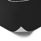 Entspannender Pediküre Minimalistischer Poster (Ecke)
