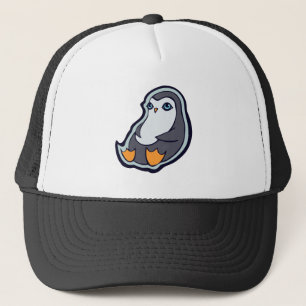 Entspannender Penguin-süße große Augen-Tinte, d Truckerkappe