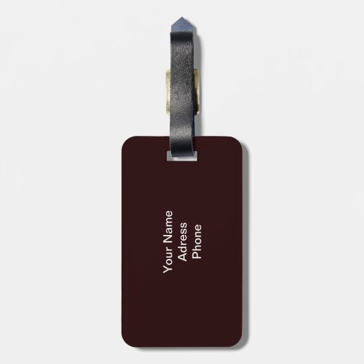 Entspannender Schimpanse - Gepäckanhänger (Rückseite vertikal)