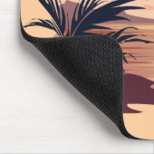 Entspannender Sonnenuntergang Mousepad (Ecke)