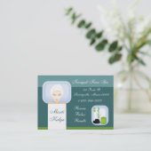 Entspannender Wellness-Center Visitenkarte (Stehend Vorderseite)