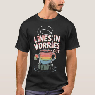 Entspannendes Anglervergnügen Bunte Fische T-Shirt