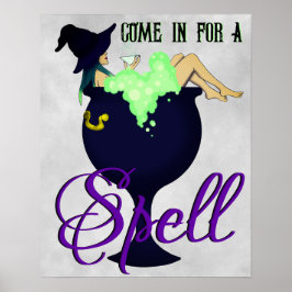 Entspannendes Cauldron Bath Poster