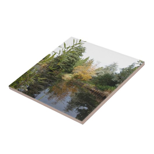 Entspannendes Gartenbild, schöne Bäume... Fliese (Seite)