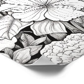 Entspannendes Landschaftsfarbenpflaster Poster (Ecke)