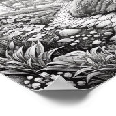 Entspannendes Landschaftsfarbenpflaster Poster (Ecke)