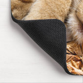 Entspannendes Löwejunges Mousepad (Ecke)