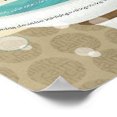 Entspannendes Wasser Poster (Ecke)