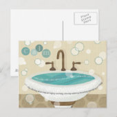 Entspannendes Wasser Postkarte (Vorne/Hinten)