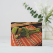 Entspannfrosch Postkarte (Stehend Vorderseite)
