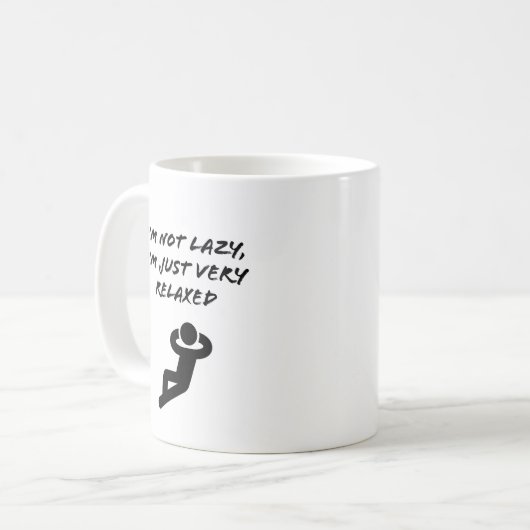 Entspannt Kaffeetasse (Vorderseite Links)