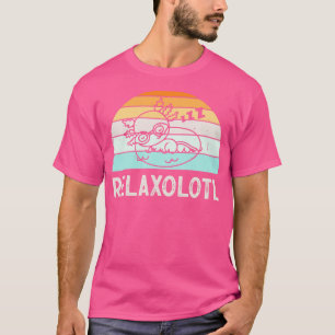 Entspannt Niedliche Axolotl Amphibien T-Shirt