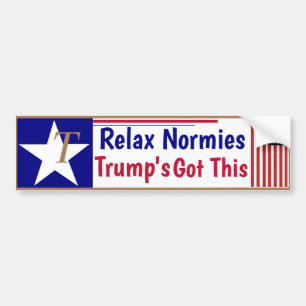 Entspannt Normies Trumps got das! Autoaufkleber