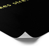Entspannt stressig poster (Ecke)