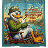 Entspannt und entspannt duschvorhang (Vorderseite)