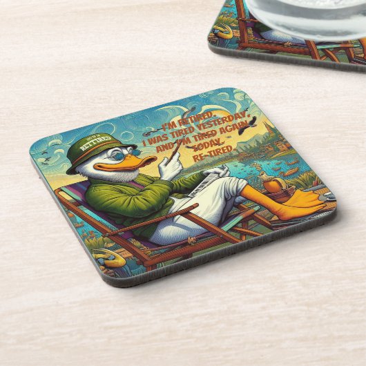 Entspannt und entspannt getränkeuntersetzer (Linke Seite)