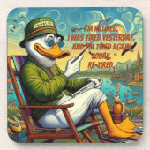 Entspannt und entspannt getränkeuntersetzer (Vorderseite)