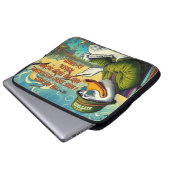 Entspannt und entspannt laptopschutzhülle (Vorne Knopf)