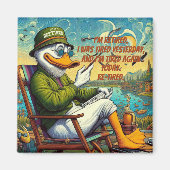 Entspannt und entspannt magnet (Vorne)