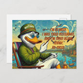 Entspannt und entspannt postkarte (Vorne/Hinten)