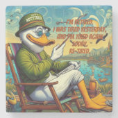 Entspannt und entspannt steinuntersetzer (Vorderseite)