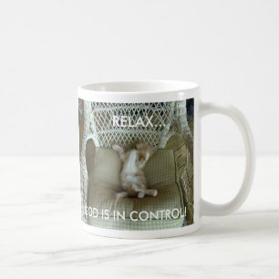ENTSPANNTE CAT-TASSE KAFFEETASSE