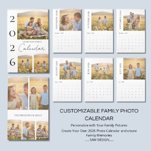 Entspannte Familienmomente 2026 Fotokalender Kalender