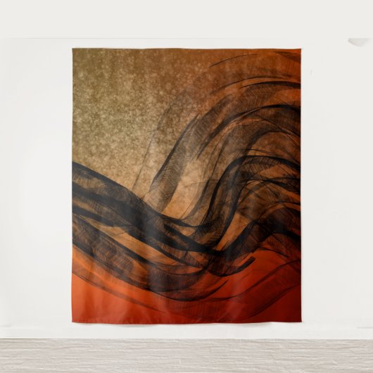 Entspannte Flow2 - Tapisserie Wandteppich (Vorderseite)