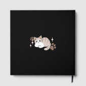 Entspannte & lazy Vibes für Cat Lovers Design Gästebuch (Rückseite)