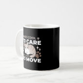 Entspannte & lazy Vibes für Cat Lovers Design Kaffeetasse (Vorderseite Links)