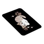 Entspannte & lazy Vibes für Cat Lovers Design Magnet (Rechte Seite)