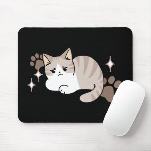Entspannte & lazy Vibes für Cat Lovers Design Mousepad