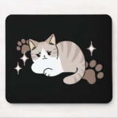 Entspannte & lazy Vibes für Cat Lovers Design Mousepad (Vorne)