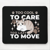 Entspannte & lazy Vibes für Cat Lovers Design Mousepad (Vorne)