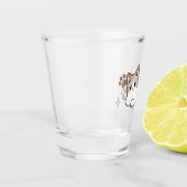 Entspannte & lazy Vibes für Cat Lovers Design Schnapsglas (Links)