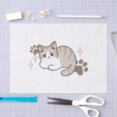 Entspannte & lazy Vibes für Cat Lovers Design Seidenpapier (Handwerk)