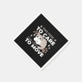 Entspannte & lazy Vibes für Cat Lovers Design Serviette (Ecke)