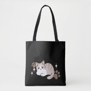 Entspannte & lazy Vibes für Cat Lovers Design Tasche
